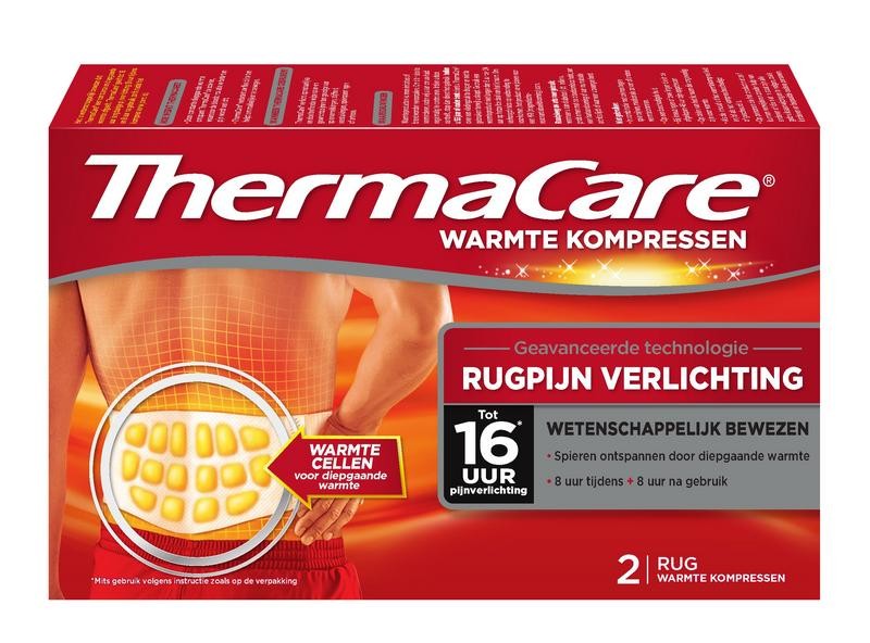 Thermacare Rugpijn Verlichting Warmte Kompres Stuks