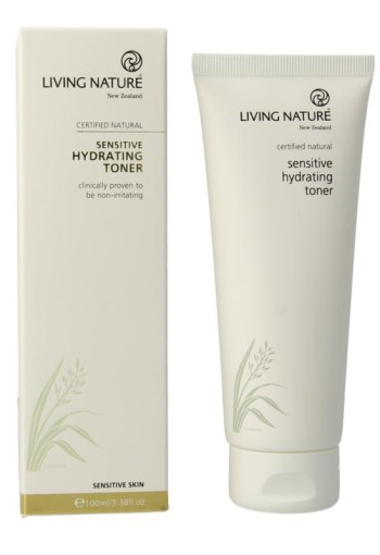 Living Nature Hydraterende tonic gel gevoelige huid (100 Milliliter)