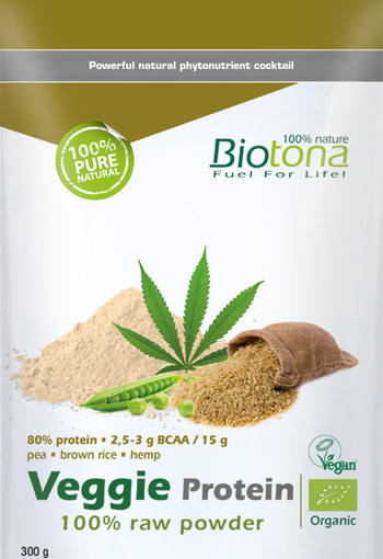 Biotona Veggie protein raw bio (300 Gram)