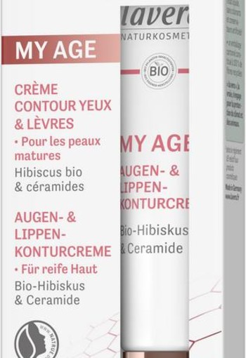 Lavera My age oog- en lipcontourcreme bio FR-NL (15 Milliliter)