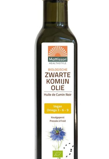 Mattisson Zwarte komijn olie bio (250 Milliliter)