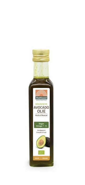 Mattisson Avocado olie virgin koudgeperst bio (250 Milliliter)