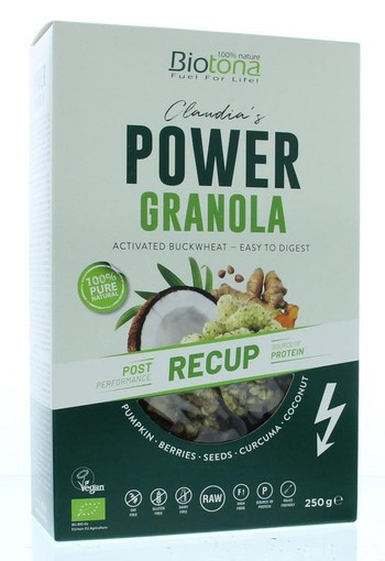 Biotona Power granola recup bio (250 Gram)