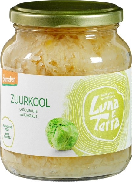 Luna E Terra Zuurkool demeter bio (350 Gram)