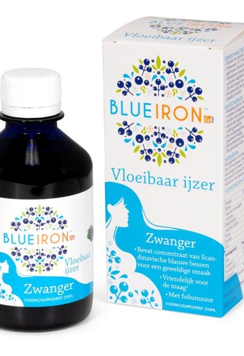 Blueiron Vloeibaar ijzer zwanger (250 Milliliter)