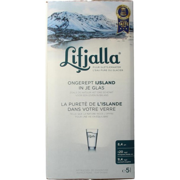 Lifjalla Water uit IJsland (5 Liter)