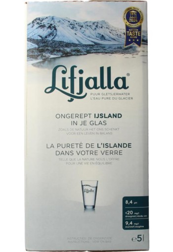 Lifjalla Water uit IJsland (5 Liter)