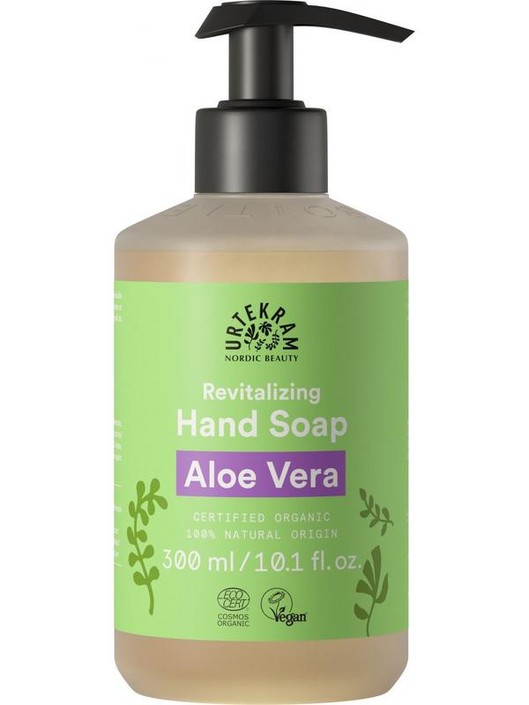 Urtekram Handzeep vloeibaar aloe vera (380 Milliliter)