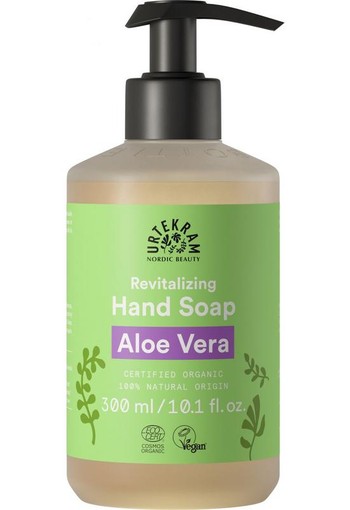 Urtekram Handzeep vloeibaar aloe vera (380 Milliliter)