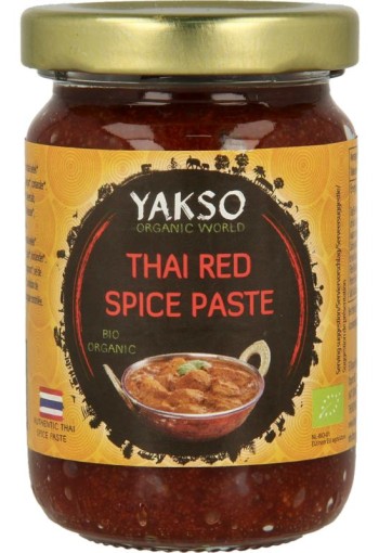 Yakso Thai red curry paste (bumbu bali) bio (100 Gram)