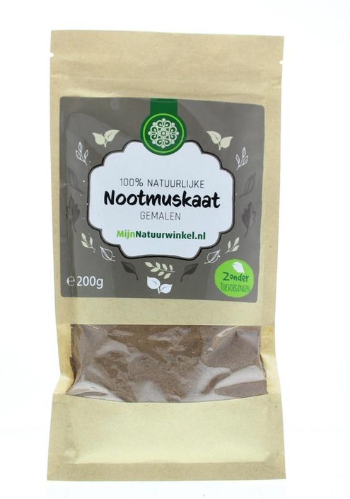 Mijnnatuurwinkel Nootmuskaat gemalen (200 Gram)