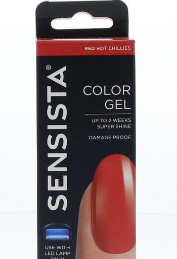 Sensista Color gel red hot chillies (7,5 Milliliter)