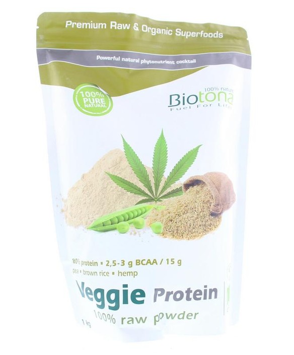 Biotona Veggie protein raw bio (1 Kilogram)