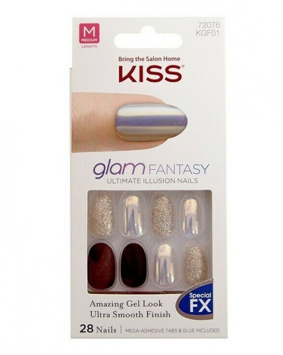 Kiss Glam Fantasy Ultimate Illusion Nails, Medium KGF01 Tan Lines