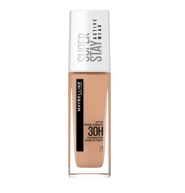 Maybelline New York SuperStay 30H Active Wear Foundation 21 Nude Beige Foundation 30 ML