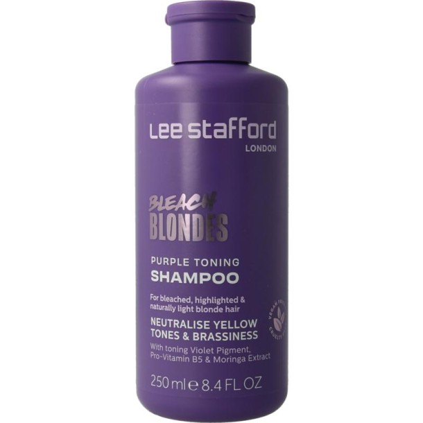 Lee Stafford Bleach blondes purple toning shampoo (250 Milliliter)