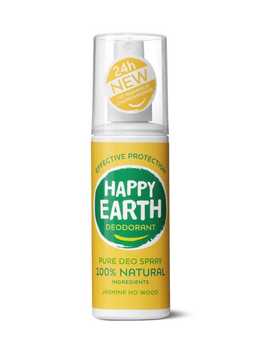 Happy Earth Deodorant spray jasmine ho wood (100 Milliliter)