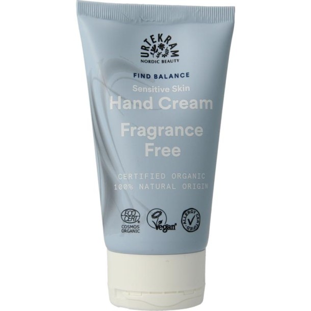 Urtekram Find balance handcream gevoelige huid (75 Milliliter)