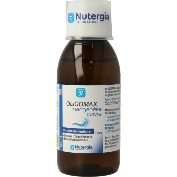 Nutergia Oligomax mangaan koper (150 Milliliter)