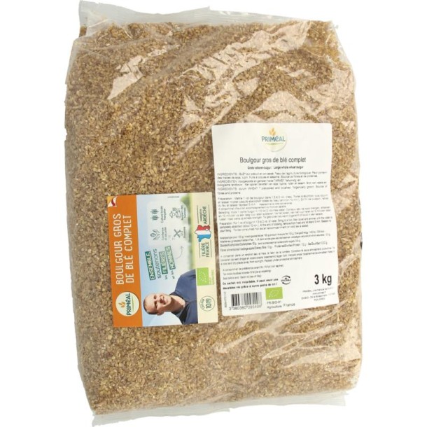 Primeal Tarwe bulgur Frankrijk bio (3000 Gram)