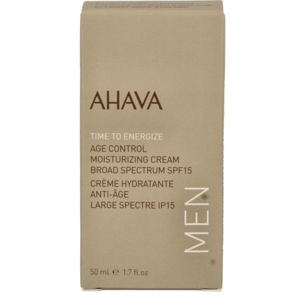 Ahava Men age control moisturizing gezichtcreme SPF15 (50 Milliliter)