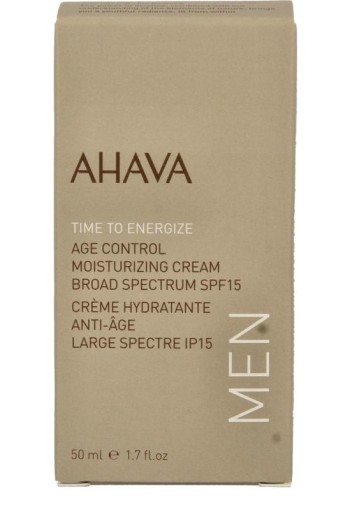 Ahava Men age control moisturizing gezichtcreme SPF15 (50 Milliliter)