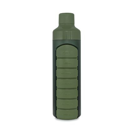 YOS Bottle week groen 7-vaks (375 Milliliter)