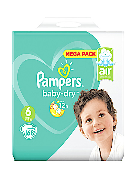 AANBIEDING | Pampers Baby-Dry Megapak 6