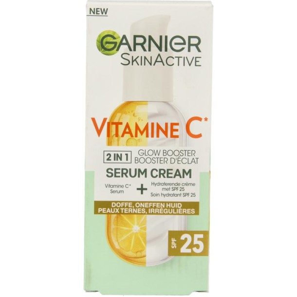 Garnier SkinActive vitamine C serum cream SPF25 (50 Milliliter)