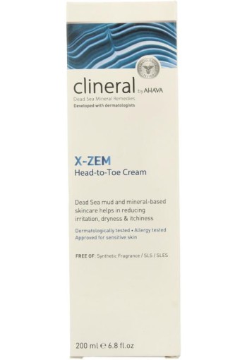 Ahava Clineral x-zem head-to-toe cream (200 Milliliter)