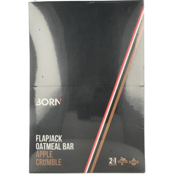 Born Flapjack bar appel crumble 50 gram (15 Stuks)