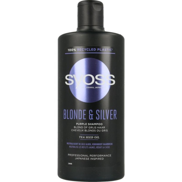 Syoss Shampoo blonde & silver 440 Milliliter