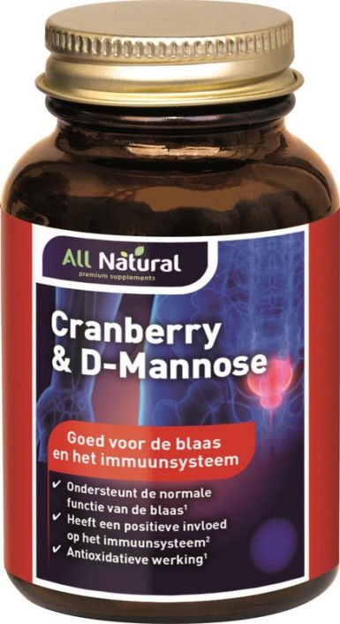 All Natural Cranberry & D-Mannose (60 Capsules)