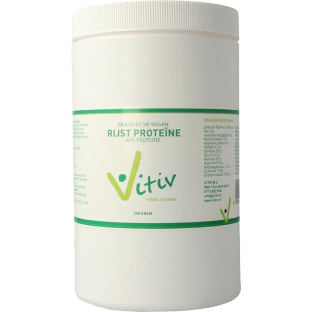 Vitiv Rijst proteine vegan bio (350 Gram)