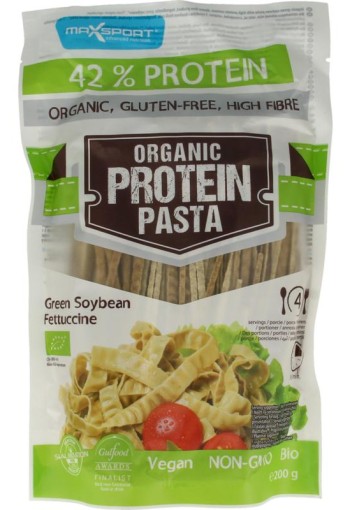 Maxsport Protein pasta green soybean fettucine (200 Gram)