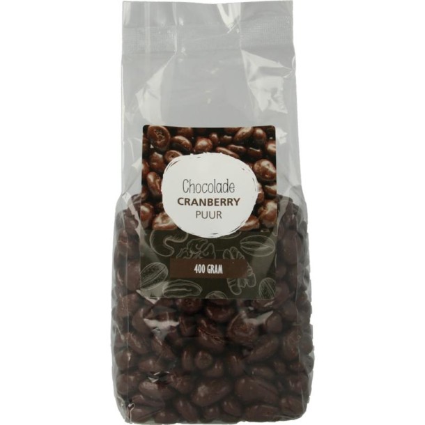 Mijnnatuurwinkel Chocolade cranberries puur (400 Gram)