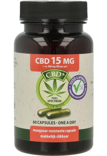 Jacob Hooy CBD Capsules 15mg (60 Capsules)