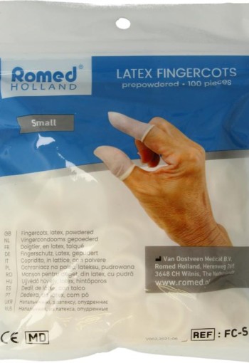 Romed Vingercondooms latex S (100 Stuks)