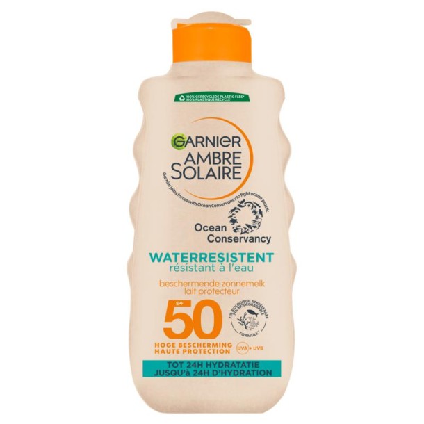 Ambre Solaire Ocean eco melk SPF50 (200 Milliliter)