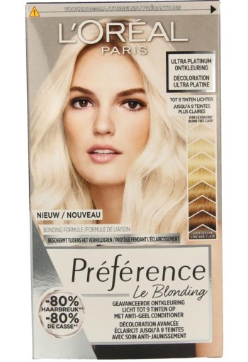 Preference Bleach ultra platinum ontkleuring (1 Set)