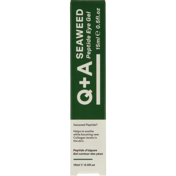 Q+A Seaweed peptide eye gel (15 Milliliter)