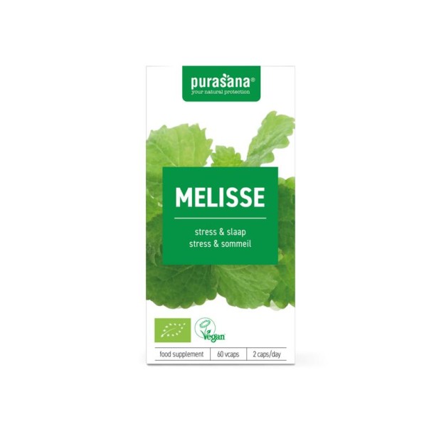 Purasana Citroenmelisse vegan bio (60 Vegetarische capsules)