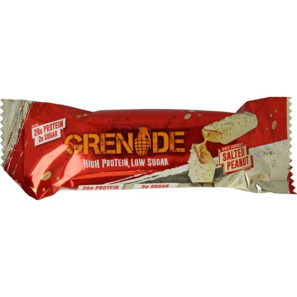 Grenade High protein bar white chocolate salted peanut (60 Gram)