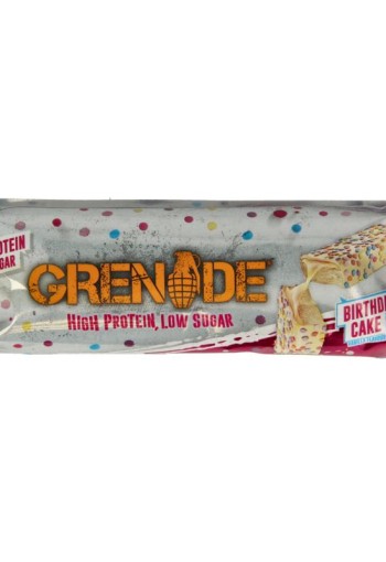 Grenade High protein bar birthday cake (60 Gram)