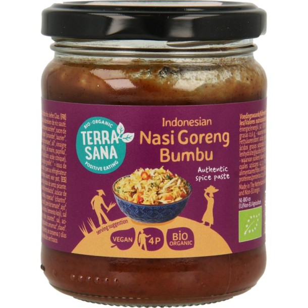 Terrasana Indonesische nasi goreng boemboe bio (200 Gram)