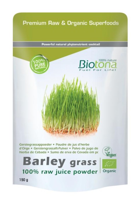 Biotona Barley grass raw juice powder bio (150 Gram)