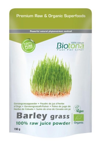 Biotona Barley grass raw juice powder bio (150 Gram)