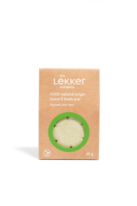 Lekker Company Natuurlijke bodybar shower par-tea (65 Gram)