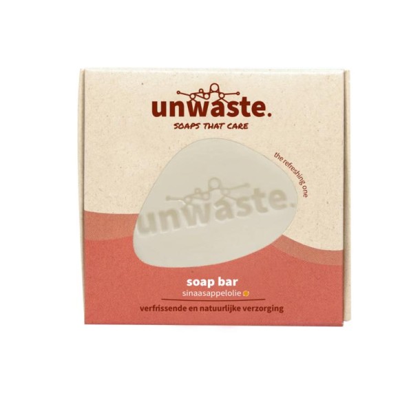 Unwaste Soap bar sinaasappelolie (1 Stuks)