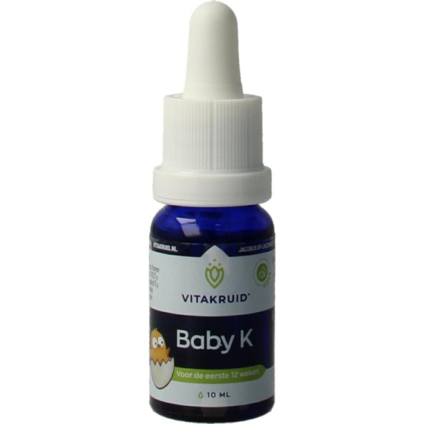 Vitakruid Vitamine K baby druppels (10 Milliliter)